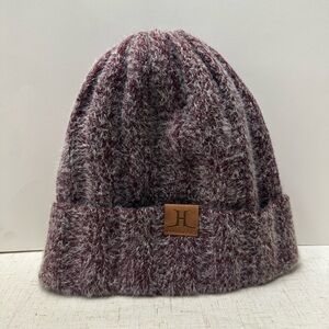 Elegant Black and Maroon Women's Hat